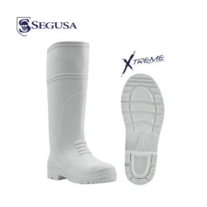 BOTA PVC C/ PUNTA DE ACERO XTREME BLANCA