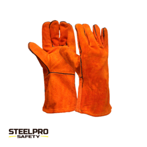 GUANTE SOLDADOR NARANJO STEELPRO